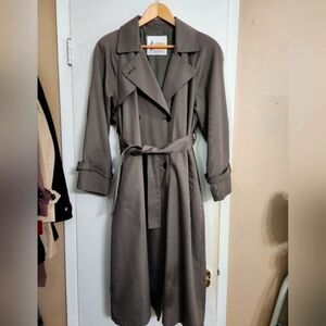 London Fog Gabriela Khaki Trench Coat Size 4P